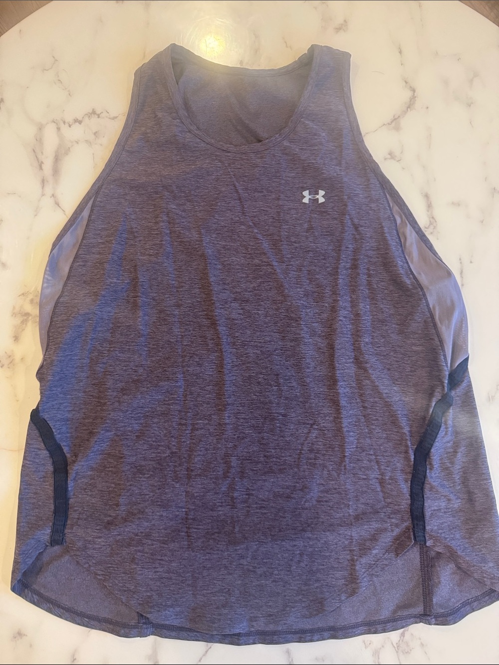 Under Armour womens Heather purple Athletic Tank Top